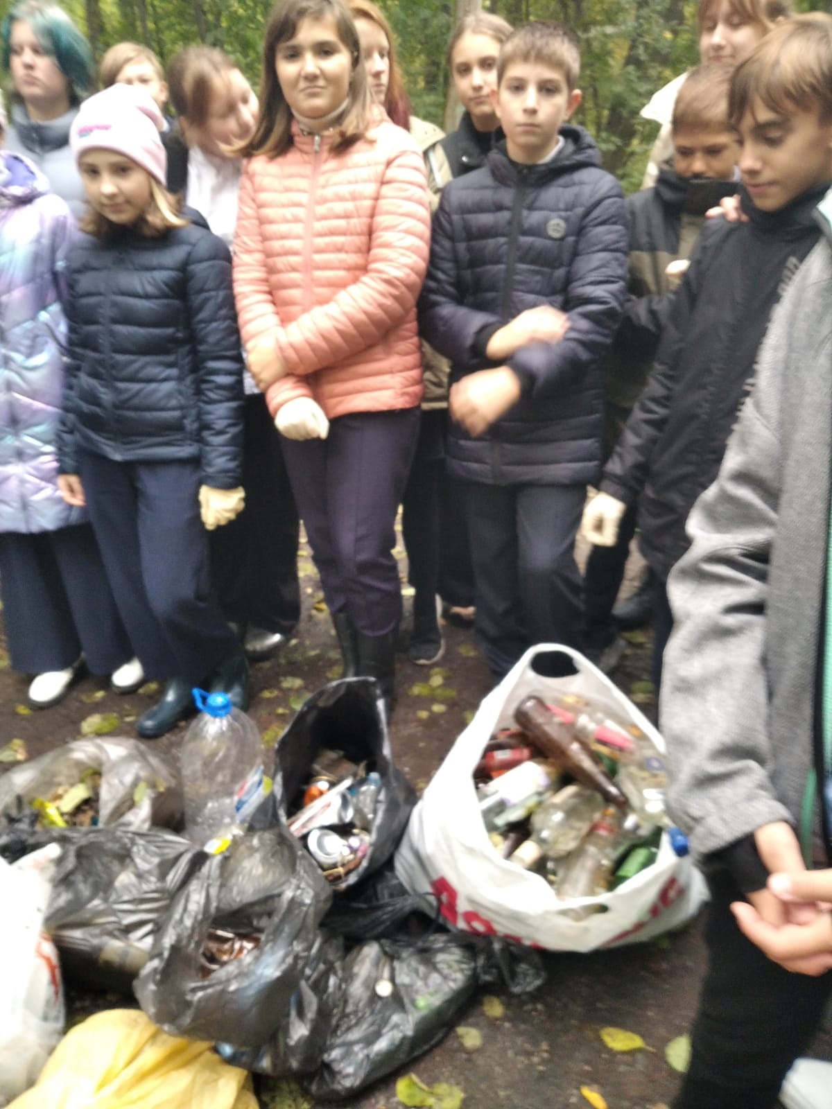 Уборка парка завершена Уборка парка завершена