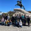 ПОБЫВАЛИ НА ДВОРЦОВОЙ И У МЕДНОГО ВСАДНИКА