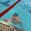 НА СОРЕВНОВАНИЯХ ПО ПЛАВАНИЮ
